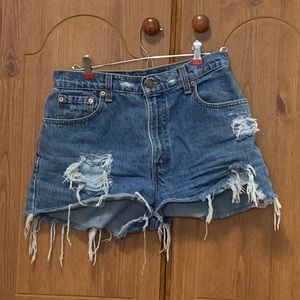 Levi’s Denim Shorts 551 Relaxed Fit Petite